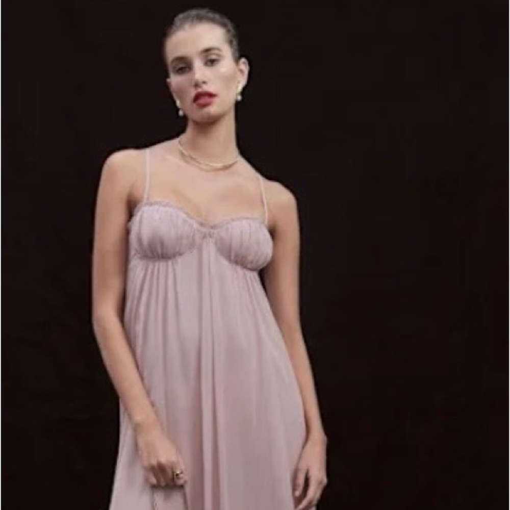 Reformation Cebba Dress Pink - Size 8